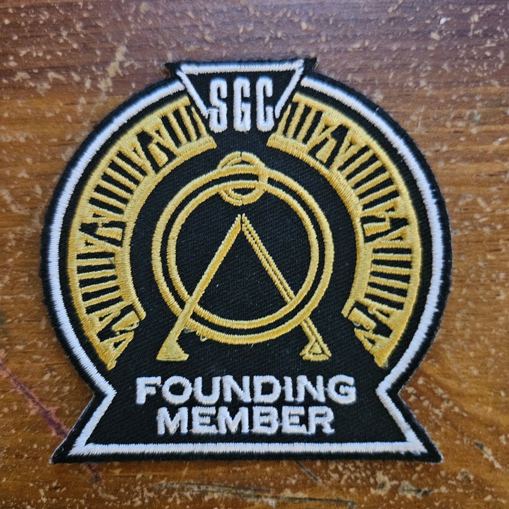 Stargate SG-1 SGC Founding Member Embroidered Patch Sci-Fi Cosplay Applique